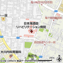 日本海総合病院酒田医療センター周辺の地図