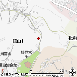 宮城県気仙沼市舘山1丁目1-5周辺の地図