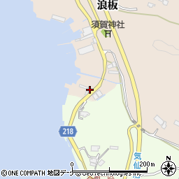 宮城県気仙沼市浪板398周辺の地図