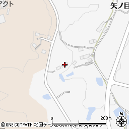 岩手県一関市真柴矢ノ目沢87周辺の地図