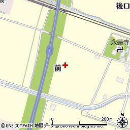 山形県酒田市勝保関周辺の地図