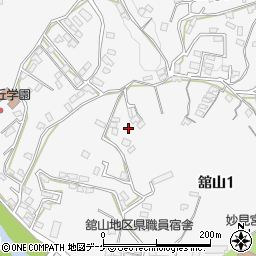 宮城県気仙沼市舘山1丁目7周辺の地図