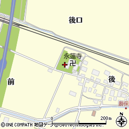 山形県酒田市勝保関後口周辺の地図
