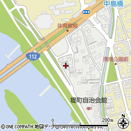 山形県酒田市堤町3-28周辺の地図