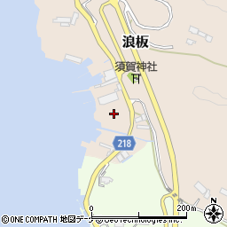 宮城県気仙沼市浪板402-1周辺の地図