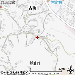 宮城県気仙沼市舘山1丁目4-104周辺の地図