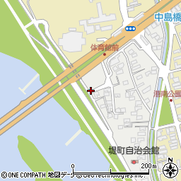 山形県酒田市堤町3周辺の地図