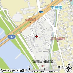 山形県酒田市堤町2-41周辺の地図