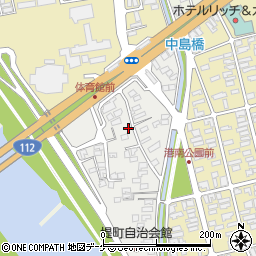 山形県酒田市堤町2-9周辺の地図