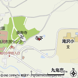 岩手県一関市滝沢寺下周辺の地図