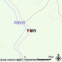岩手県一関市萩荘（下川台）周辺の地図