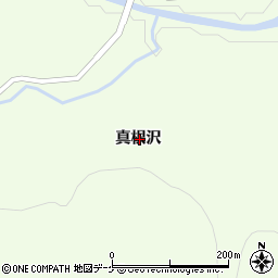 岩手県一関市萩荘真根沢周辺の地図