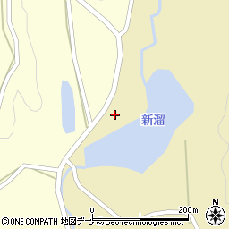 山形県酒田市山谷西沢入周辺の地図