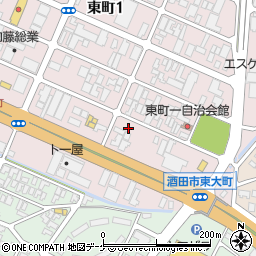 荘内配電管工株式会社酒田営業所周辺の地図