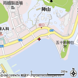 宮城県気仙沼市魚町周辺の地図