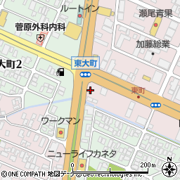 吉野家 ７号線酒田東町店周辺の地図