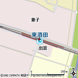 山形県酒田市大町兼子221周辺の地図
