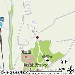 岩手県一関市滝沢寺下55周辺の地図