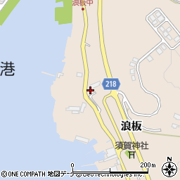 宮城県気仙沼市浪板292周辺の地図