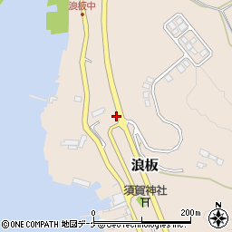 宮城県気仙沼市浪板291周辺の地図