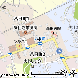 豊田呉服店周辺の地図