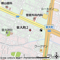 秋田電話工業株式会社　酒田営業所周辺の地図