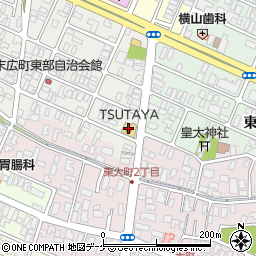 ＴＳＵＴＡＹＡ酒田店周辺の地図