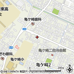 マッシュルーム　亀ケ崎店周辺の地図
