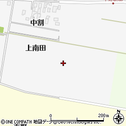 山形県酒田市中野新田上南田周辺の地図