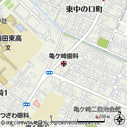 亀ヶ崎歯科医院周辺の地図