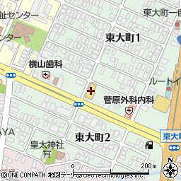 ネッツトヨタ山形酒田店周辺の地図