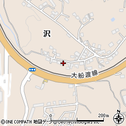 岩手県一関市沢160-30周辺の地図