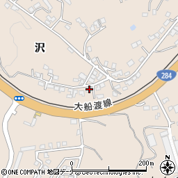 岩手県一関市沢160-79周辺の地図