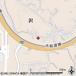 岩手県一関市沢160-31周辺の地図