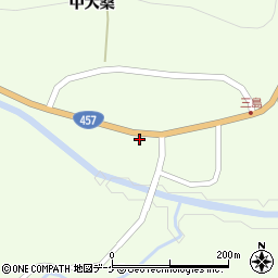 岩手県一関市萩荘中大桑105-2周辺の地図