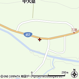 岩手県一関市萩荘中大桑109周辺の地図