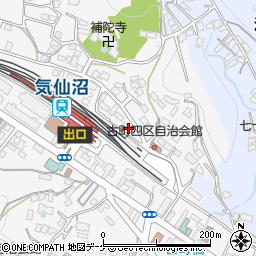 気仙沼駅ＢＲＴ営業所詰所周辺の地図