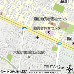 酒田中央ロータリークラブ周辺の地図