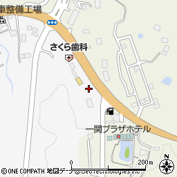 ファミリーマート一関工業団地店周辺の地図