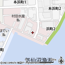 宮城県気仙沼市浜町周辺の地図