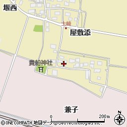 山形県酒田市土崎屋敷添22周辺の地図