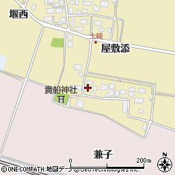 山形県酒田市土崎屋敷添23-1周辺の地図
