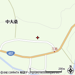 岩手県一関市萩荘中大桑152周辺の地図