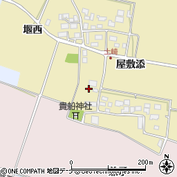 山形県酒田市土崎屋敷添33周辺の地図