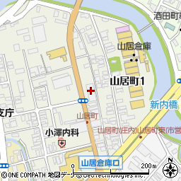山形放送株式会社　酒田支社周辺の地図