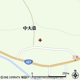 岩手県一関市萩荘中大桑155周辺の地図