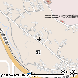 岩手県一関市沢217-8周辺の地図