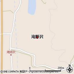 山形県酒田市生石（滝野沢）周辺の地図
