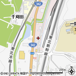 岩手県一関市千代田町周辺の地図