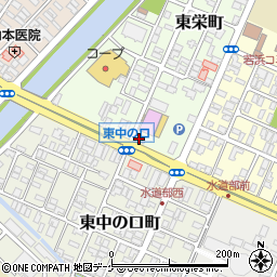 山形県酒田市東栄町12-33周辺の地図